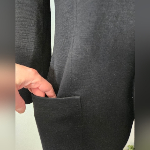 INGRAM ITALY Black Wool Midi Sweater Jacket. Size Small - Picture 3 of 13
